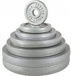 UnderFit ZESTAW sztanga hantle 3 x gryf obciążenia 98 kg 4