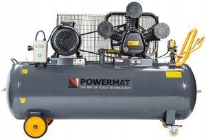 KOMPRESOR OLEJOWY 300L 8 BAR SPRĘŻARKA 400V 1200l/min + WĄŻ 13