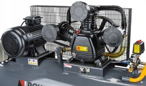 KOMPRESOR OLEJOWY 300L 8 BAR SPRĘŻARKA 400V 1200l/min + WĄŻ 5