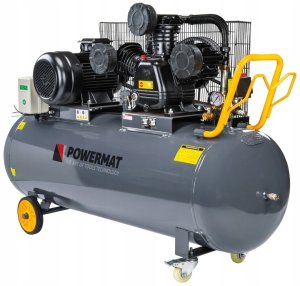 KOMPRESOR OLEJOWY 300L 8 BAR SPRĘŻARKA 400V 1200l/min + WĄŻ 10