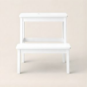 P&C Bambusowy taboret ze schodkiem KROK, wys. 46 cm 4