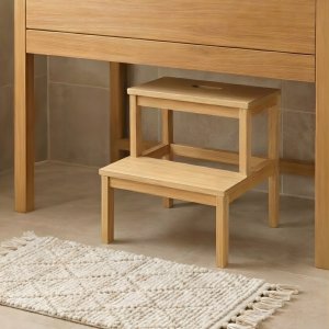 P&C Bambusowy taboret ze schodkiem KROK, wys. 46 cm 7