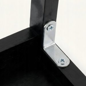 Bambusowy taboret ze schodkiem KROK, wys. 46 cm 5