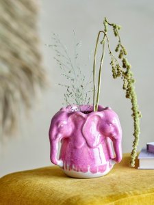 Bloomingville Pontus Vase, Pink, ceramika 3