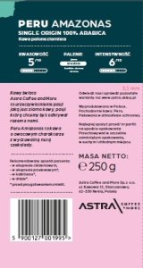 Kawa ziarnista Turtle Coffee Kawa ASTRA Peru, ziarnista, 250g 3