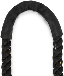 Lina treningowa do crossfit 9 m Battle Rope Power do ćwiczeń siłowych czarna UNIWERSALNY 23