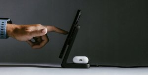 NOMAD Stand One - bezprzewodowa ładowarka Qi2,2 25W do dwóch urządzeń kompatybilna z MagSafe, 4 gen. (carbide) 9