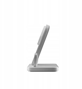 NOMAD Stand One Max - bezprzewodowa ładowarka Qi2, 25W do trzech urządzeń kompatybilna z MagSafe, 4 gen. (silver) 4