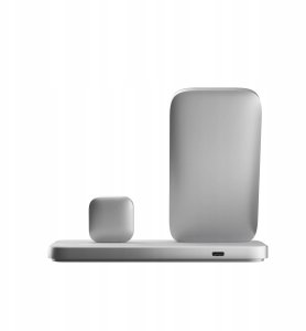 NOMAD Stand One Max - bezprzewodowa ładowarka Qi2, 25W do trzech urządzeń kompatybilna z MagSafe, 4 gen. (silver) 7