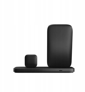 NOMAD Stand One Max - bezprzewodowa ładowarka Qi2, 25W do trzech urządzeń kompatybilna z MagSafe, 4 gen. (carbide) 6