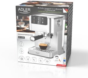 Ekspres ciśnieniowy Adler AD 4390 Espresso automaty 1350W AD 4390 (5905575910677) 2
