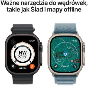Smartwatch Apple Watch Ultra 3 GPS + Cellular 49mm Natural Titanium / Ocean Band Niebieski  (MEWH4QF/A) 5