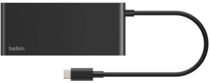 Belkin CONNECT USB-C 8-in-1 Hub Dual USB-C Ports schw.INC024hqBK 3