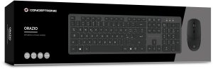 Klawiatura + mysz Conceptronic CONCEPTRONIC Klawiatura+Mysz Wireless Layout IT czarny 5
