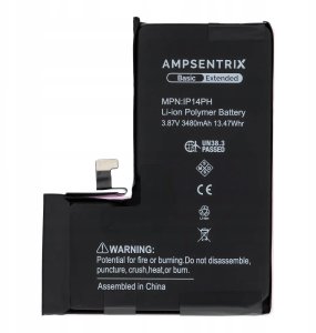 Bateria AmpSentrix Basic bateria do iPhone 14 Pro (zwiększona pojemność) 2