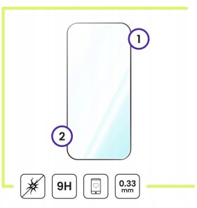 Hello Case 2-PAK Szkło Hybrydowe Do Honor X8C 4G (Szybka 9H, Pełne 5D, Ochronne) 2