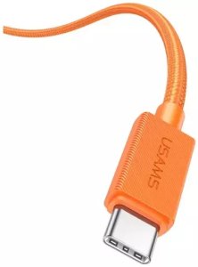Kabel USB Usams SJ773 PD 60 W USB-C/USB-C 1.2 m Pomarańczowy (USA1424) 2