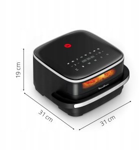 Moulinex Easy Fry XL frytkownica beztłuszczowa 2200 W 10 programów AL4018 2