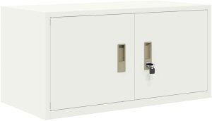 vidaXL Szafka do przechowywania Biały 80 x 40 x 40 cm 2
