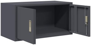 vidaXL Szafka do przechowywania Antracyt 80 x 40 x 40 cm 5