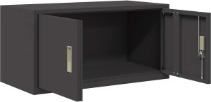 vidaXL Szafka do przechowywania Czarny 80 x 40 x 40 cm 5