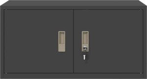 vidaXL Szafka do przechowywania Czarny 80 x 40 x 40 cm 6