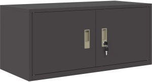 vidaXL Szafka do przechowywania Czarny 90 x 40 x 40 cm 2