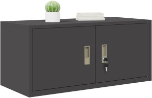 vidaXL Szafka do przechowywania Czarny 90 x 40 x 40 cm 3