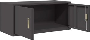 vidaXL Szafka do przechowywania Czarny 90 x 40 x 40 cm 5