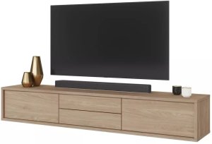 Szafka RTV FRIDA 2K2S 180cm dąb olejowany HELVETIA 5