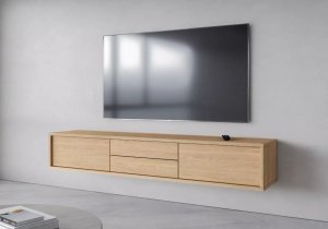 Szafka RTV FRIDA 2K2S 180cm dąb olejowany HELVETIA 6