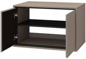 Szafka pod umywalkę nablatową GAJA 2D 78cm congo/czarna HELVETIA 2