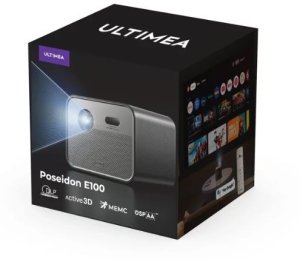 Ultimea Poseidon E100 Projektor o standardowym rzucie 1800 ANSI lumenów DLP 1080p (1920x1080) Kompatybilność 3D Czarny 5