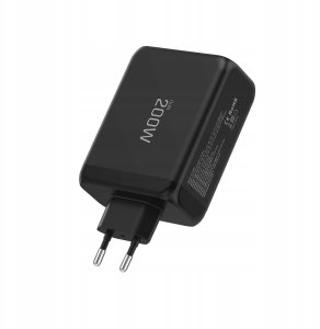 TECH-PROTECT NC200W-GAN 4-PORT NETWORK CHARGER PD 200W / QC3.0 BLACK 4