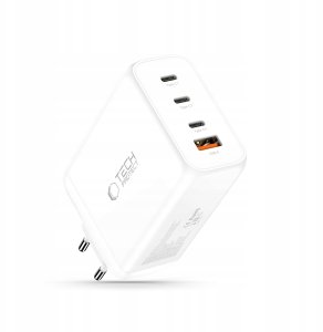 TECH-PROTECT NC240W-GAN 4-PORT NETWORK CHARGER PD 240W / QC3.0 WHITE 2