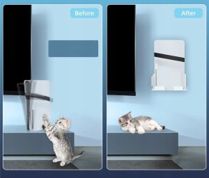 Uchwyt Na Ścianę Ścienny Do Sony Play Station 5 Ps5 Digital Disc Slim Pro / Jys-p5226-v2 / Biały 5