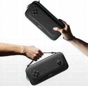 Twardy Sztywny Pokrowiec Futerał Etui Walizka Case Do Nintendo Switch 2 / G11 Beżowy Z Zielonym Zamkiem 4