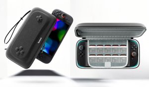 Twardy Sztywny Pokrowiec Futerał Etui Walizka Case Do Nintendo Switch 2 / G11 Beżowy Z Zielonym Zamkiem 9