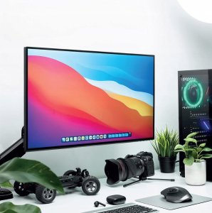 Regulowany uchwyt biurkowy do monitora LCD 17"-40" 5