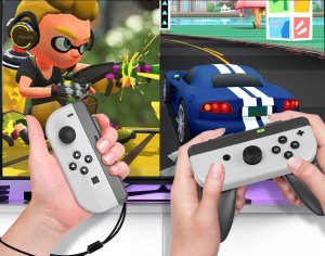 JYS 2x Handgrip Uchwyty Pad Na Joy-cony Do Nintendo Switch / Oled / Jys-ns226 / 2x Biały 5