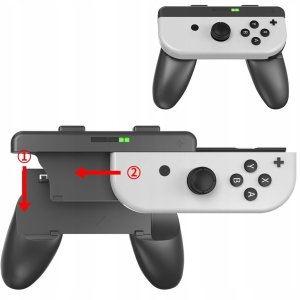 JYS 2x Handgrip Uchwyty Pad Na Joy-cony Do Nintendo Switch / Oled / Jys-ns226 / 2x Biały 8