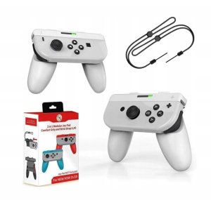 JYS 2x Handgrip Uchwyty Pad Na Joy-cony Do Nintendo Switch / Oled / Jys-ns226 / 2x Biały 9