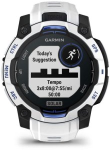 Zegarek sportowy Garmin Instinct 3 Solar - 45mm Biały (010-02934-03) 2