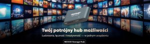 HUB USB Patriot PMD256GH013 1x USB-C PD 1x HDMI  + 3.2 Gen1 (PMD256GH013) 8