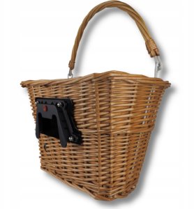 Kosz rowerowy, przód, wiklinowy, SVENSSON KS501 3