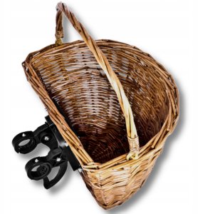 Kosz rowerowy, przód, wiklinowy, SVENSSON KS501 4