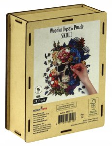 Puzzle 232 drewniane Czaszka 3
