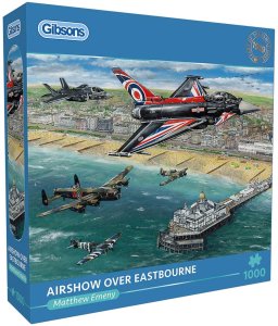 Puzzle 1000 Pokazy lotnicze nad Eastbourne, Anglia 2