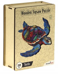 Puzzle 189 drewniane Żółw 2