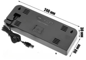 Blackmoon GH0707 Zegar z budzikiem i termometrem (mix colors) GH0707 (5902202558981) 3